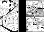 右）『トラベル』より　©Yuichi Yokoyama 2006　左）『ニュー土木』より「ブック」(部分) ©Yuichi Yokoyama 2002