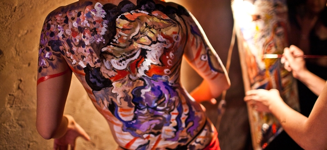 Photo gallery: Tokyo body painting 