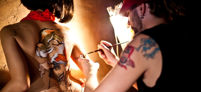 Photo gallery: Tokyo body painting 