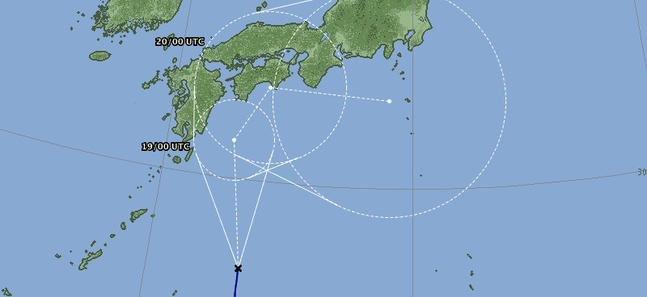 日本を襲う！台風6号『マーゴン』