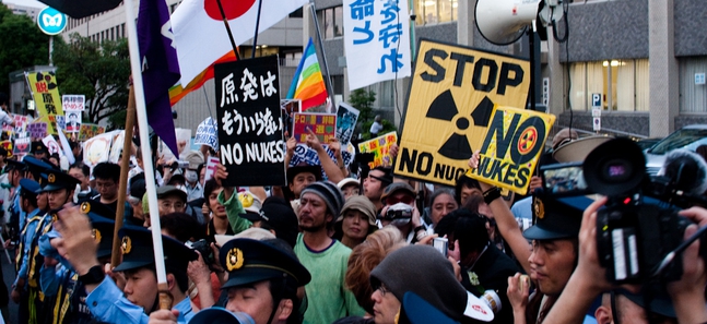 Tokyo residents protest against nuclear restarts