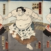 Sumo Wrestlers in Ukiyo-e