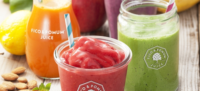 Healthy juice and smoothie bars